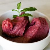 Sorbetto di uva fragola