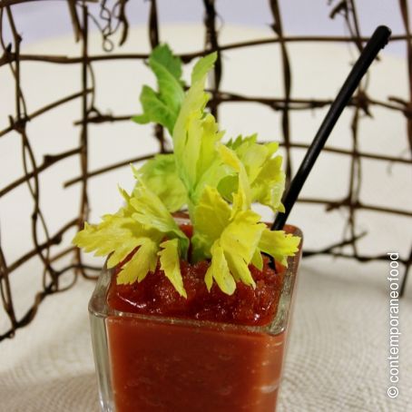 Sorbetto pomodoro e Vodka