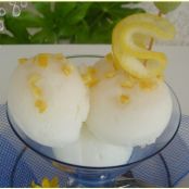 Sorbetto al limone Bimby