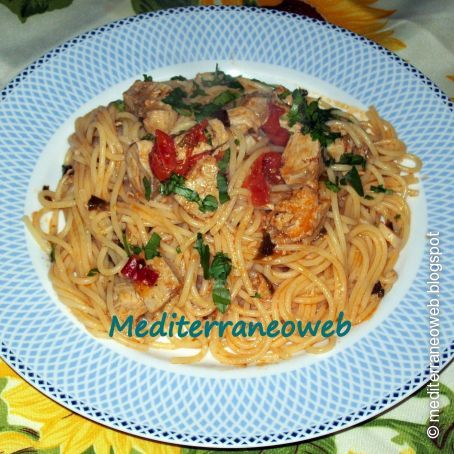 Spaghettata
con pesce spada