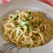 Spaghetti olio e peperoncino
