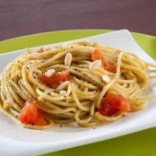Spaghetti al pesto di lattuga