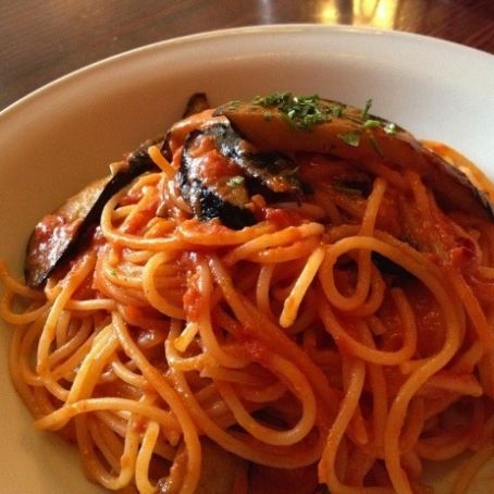 Spaghetti alle melanzane.