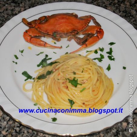 Spaghetti al granchio