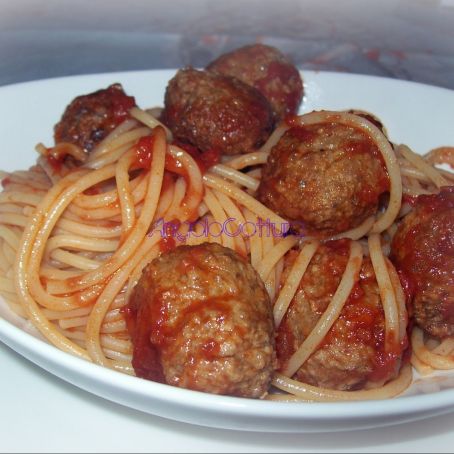 Spaghetti con polpette