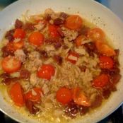 Spaghetti con il tonno e il salame - Tappa 4