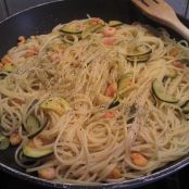 Orecchiette gamberi e zucchine