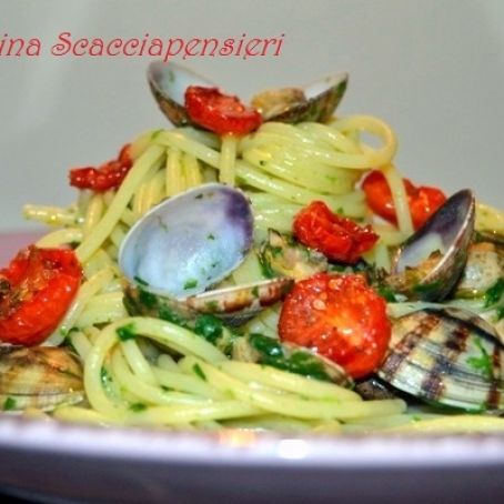  Spaghetti alle vongole e cime di rapa 