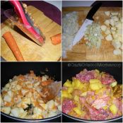 Spezzatino con mele e paprika - Tappa 1