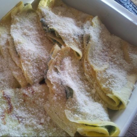 Crespelle ricotta e spinaci Bimby