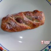 Strudel con Nutella e wafer