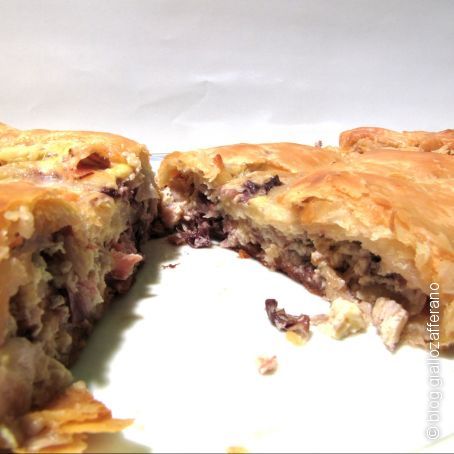 Strudel gustoso con radicchio