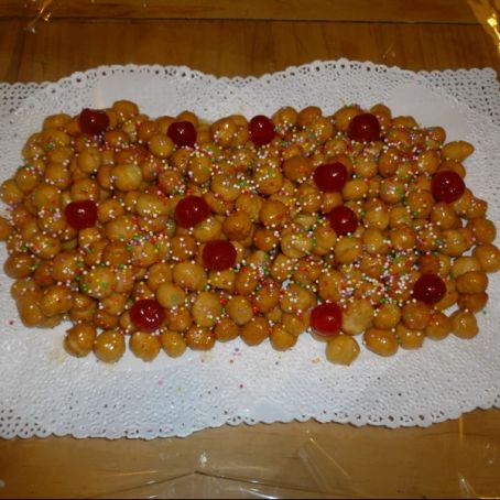 Struffoli napoletani al miele