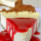 Cheesecake alla vaniglia e coulis di fragole