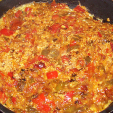 Peperonata basca (piperade basquaise)