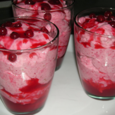 Mousse di ribes