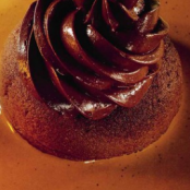 Mini-savarin e sorbetto al cioccolato su salsa al caffè di Joël Robuchon