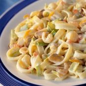 Tagliatelle cremose ai frutti di mare