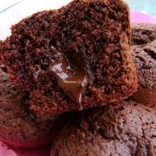 Muffin con cuore al cioccolato