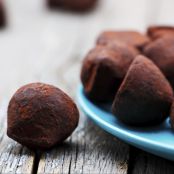 Tartufi di cioccolato fondente