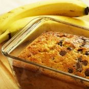 Plumcake alla banana con gocce di cioccolato