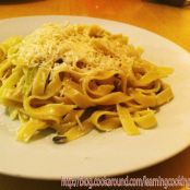 Tagliatelle porri e funghi