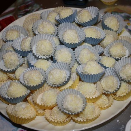 Tartufi al cioccolato bianco