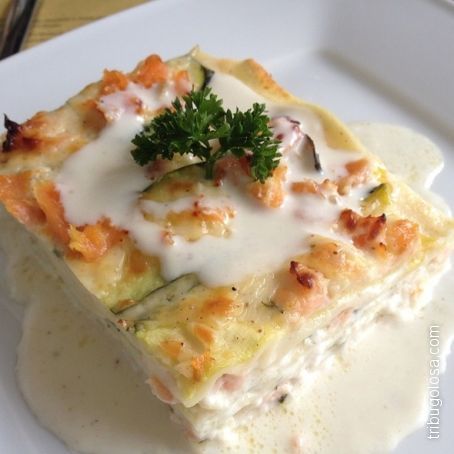 lasagne al salmone