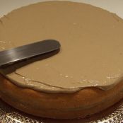 Torta con crema al caffè