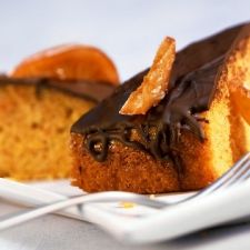 Torta alla zucca, mandorle e cacao