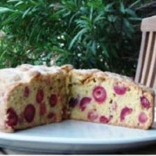 Dolce semolino e ciliege