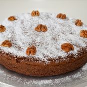 Torta di noci e cioccolato