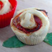 Torta di rose salata ai peperoni