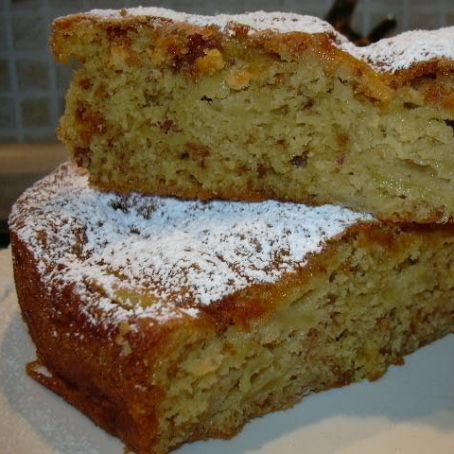 Torta mele e amaretti
