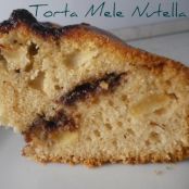 Torta di mele con cuore di Nutella