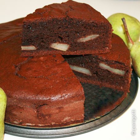 Torta gianduiotti e pere