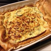 TORTA SALATA RICOTTA PORRI E ZUCCHINE