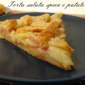 TORTA SALATA SPECK E PATATE