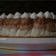 Torta tricolore al cioccolato