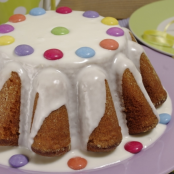 Torta di Carnevale all&rsquo;arancia e confetti colorati