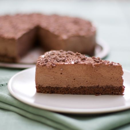 Torta mousse ai due cioccolati