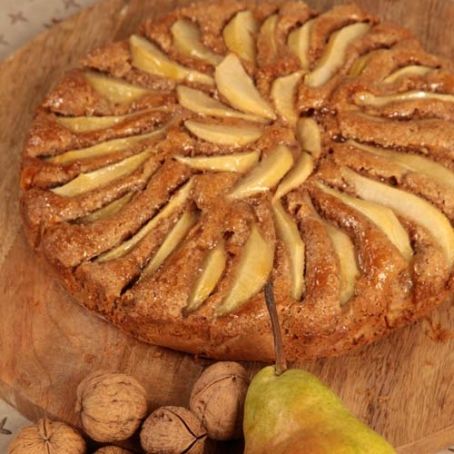 Torta noci e pere