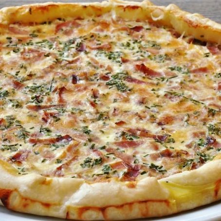 Quiche con broccoli e speck