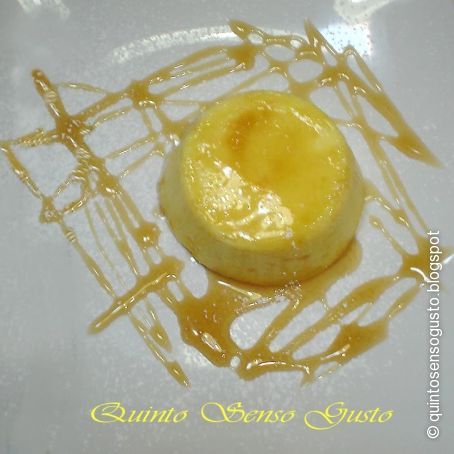 Dessert di ricotta al caramello