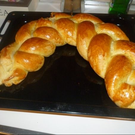 TRECCIA DI PAN BRIOSCHE CON IL BIMBY