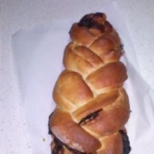 treccia alla nutella