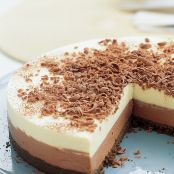 Cheesecake triplo cioccolato