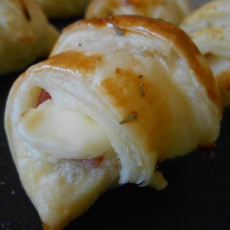 Mini Croissants al prosciutto e formaggini