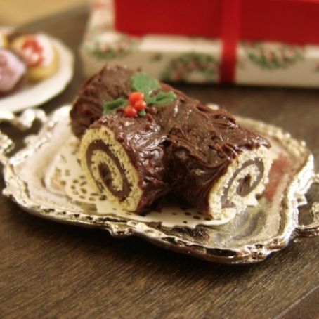 Ricetta Tronchetto Di Natale Bianco.Tronchetto Di Natale Al Cioccolato Bianco E Fondente 2 9 5