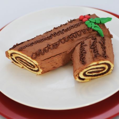 Tronchetto Di Natale 4 Uova.Tronchetto Di Natale Alla Nutella E Cioccolato Fondente 4 5